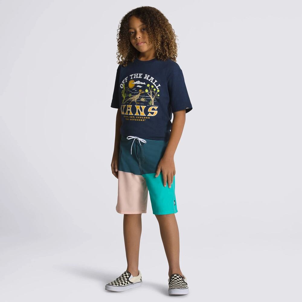 Vans NWT Boy's The Daily Halfsies 16.5" Boardshorts Size 28/16 Beach Vacation